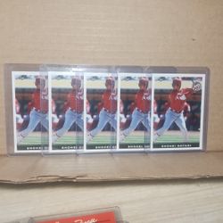 Shohei Ohtani 2018 Leaf National Rookie Card RC Los Angeles Angels #01 Qty Avl