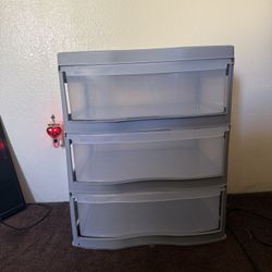 Plastic Dresser- Storage Container 