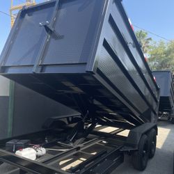Scissor Lift Dump Trailer