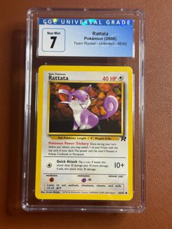 Pokémon 2000 Team Rocket Rattata 66/82 CGC 7 WOTC
