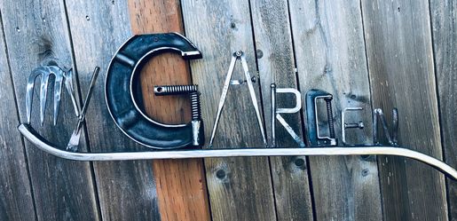 Welded Yard Art “My Garden”