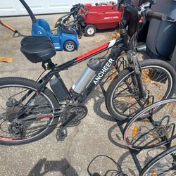 Ancheer E-Bike Bicycle with Battery and Charger Lights Come On But It Doesn't Run - $120 FIRM 