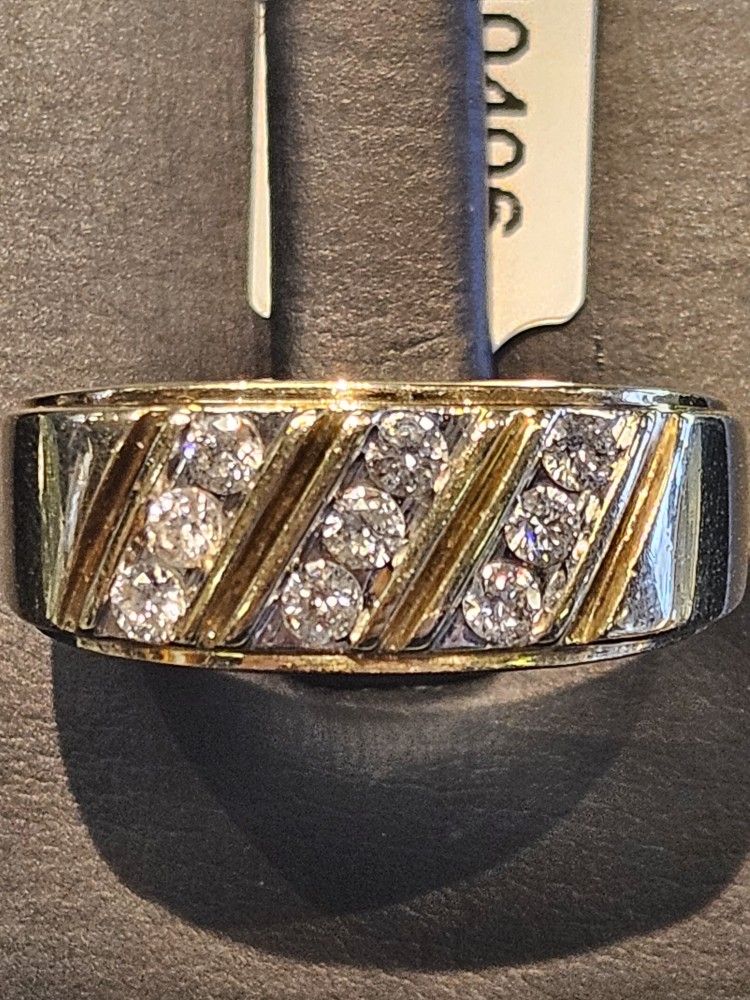 Mens diamond band