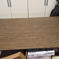 WOOD FOLDING TABLE 60" x 30" $40