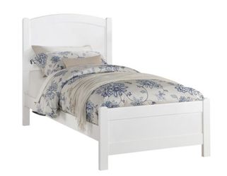 Twin size bed and mattress