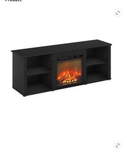 Tv Stand with built in fire place
