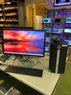 Hp desktop 256gb SSD  8gb RAM