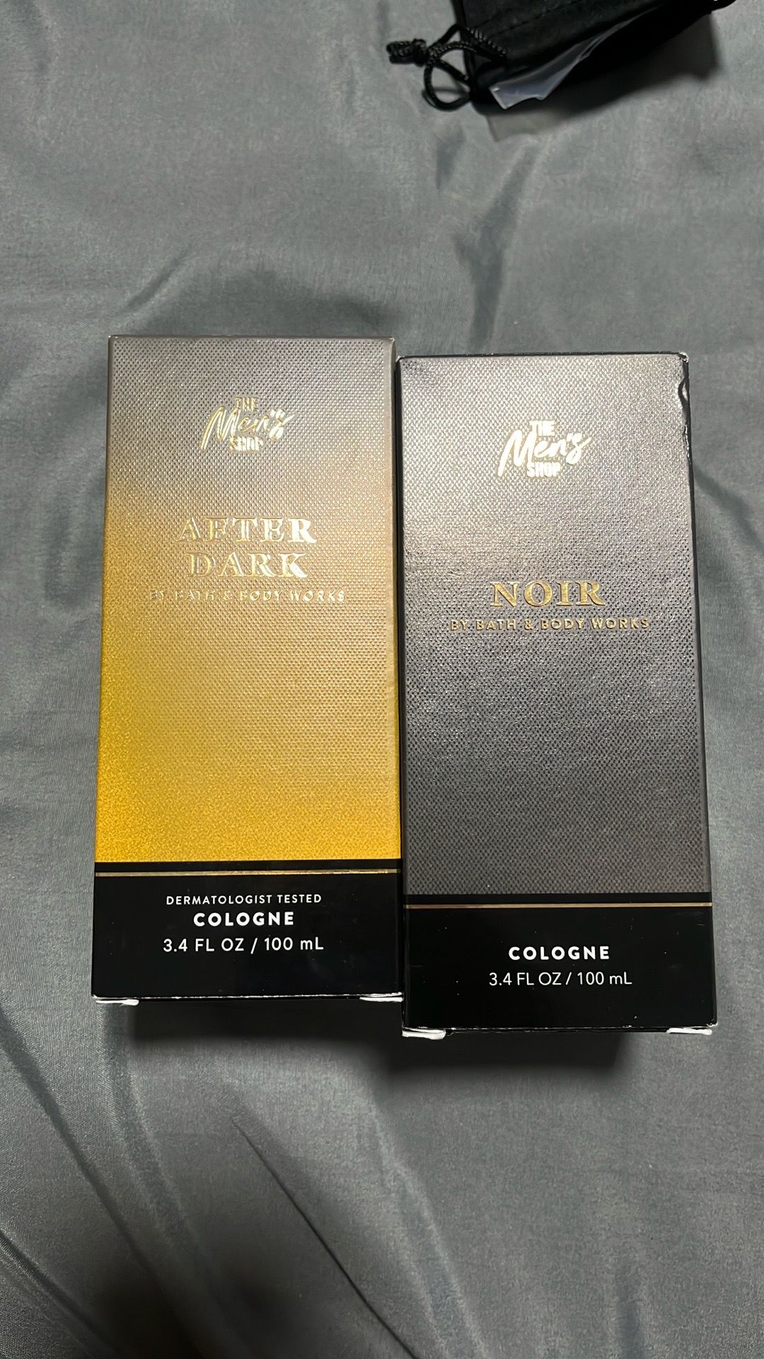 After dark and NOIR cologne
