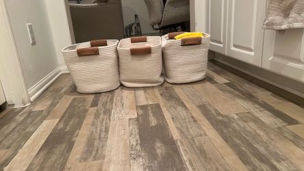 Three Woven baskets