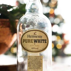 Empty Bottles of Pure White Hennessy 