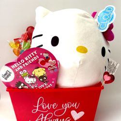 Hello Kitty HK Valentines Gift basket