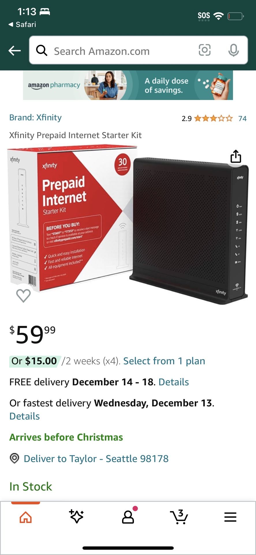 Xfinity Prepaid Internet Modem for Sale in Seattle, WA - OfferUp Xfinity Prepaid Internet Modem for Sale in Seattle, WA - OfferUp