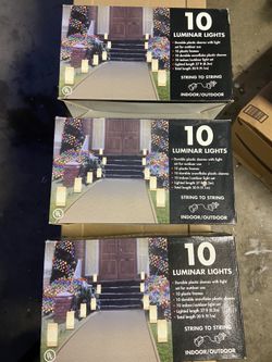 All 3 Boxes Of Luminar Lights