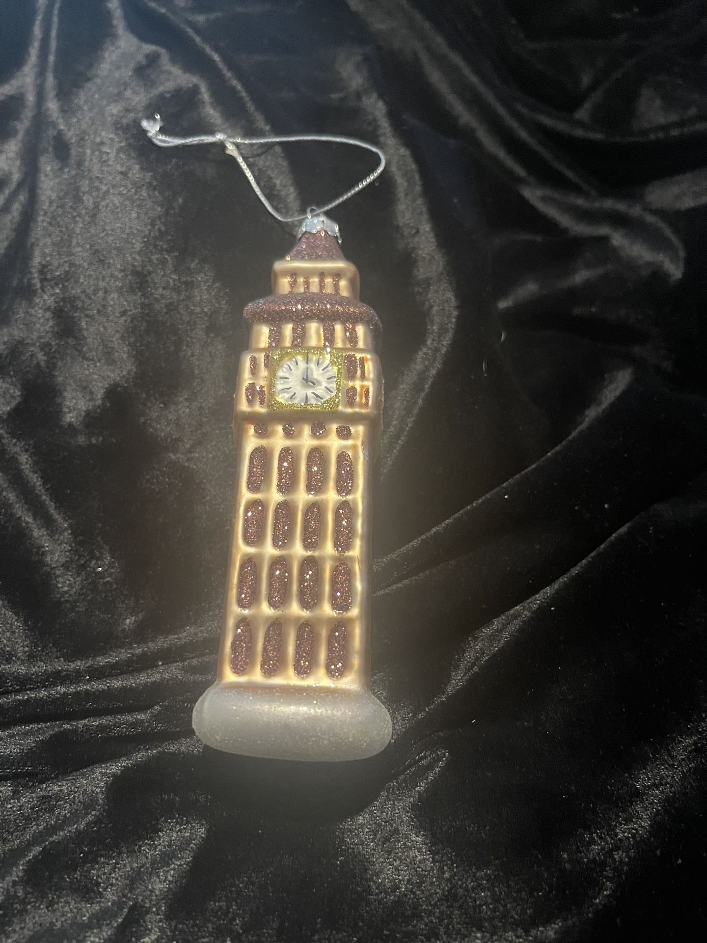 NWOT Big Ben Blown Gas Christmas Ornament