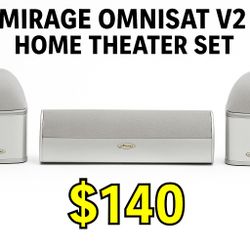 Mirage Omnisat V2 Home Theater Set – L/R + Center (3 speakers)