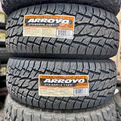 275/65/18 Llantas Nuevas AT 