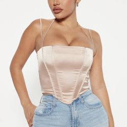 Satin Corset Top 