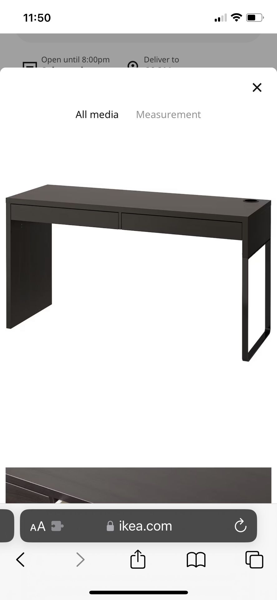 IKEA MICKE Desk 55”