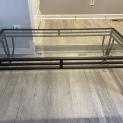 Glass Coffee Table and Two End Tables