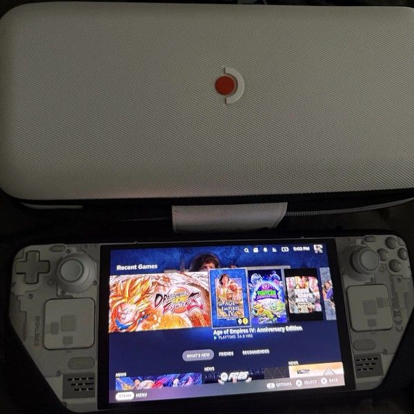 Valve Steam Deck Oled White Limited Editions 1TB with Dbrand Premium Case