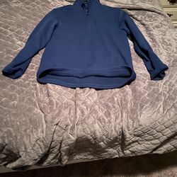 Men's Izod Fleece Quarter Zip Sweater (Medium)