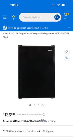 Like-New Haier 3.3 Cu Ft Compact Refrigerator – 60% OFF Retail!