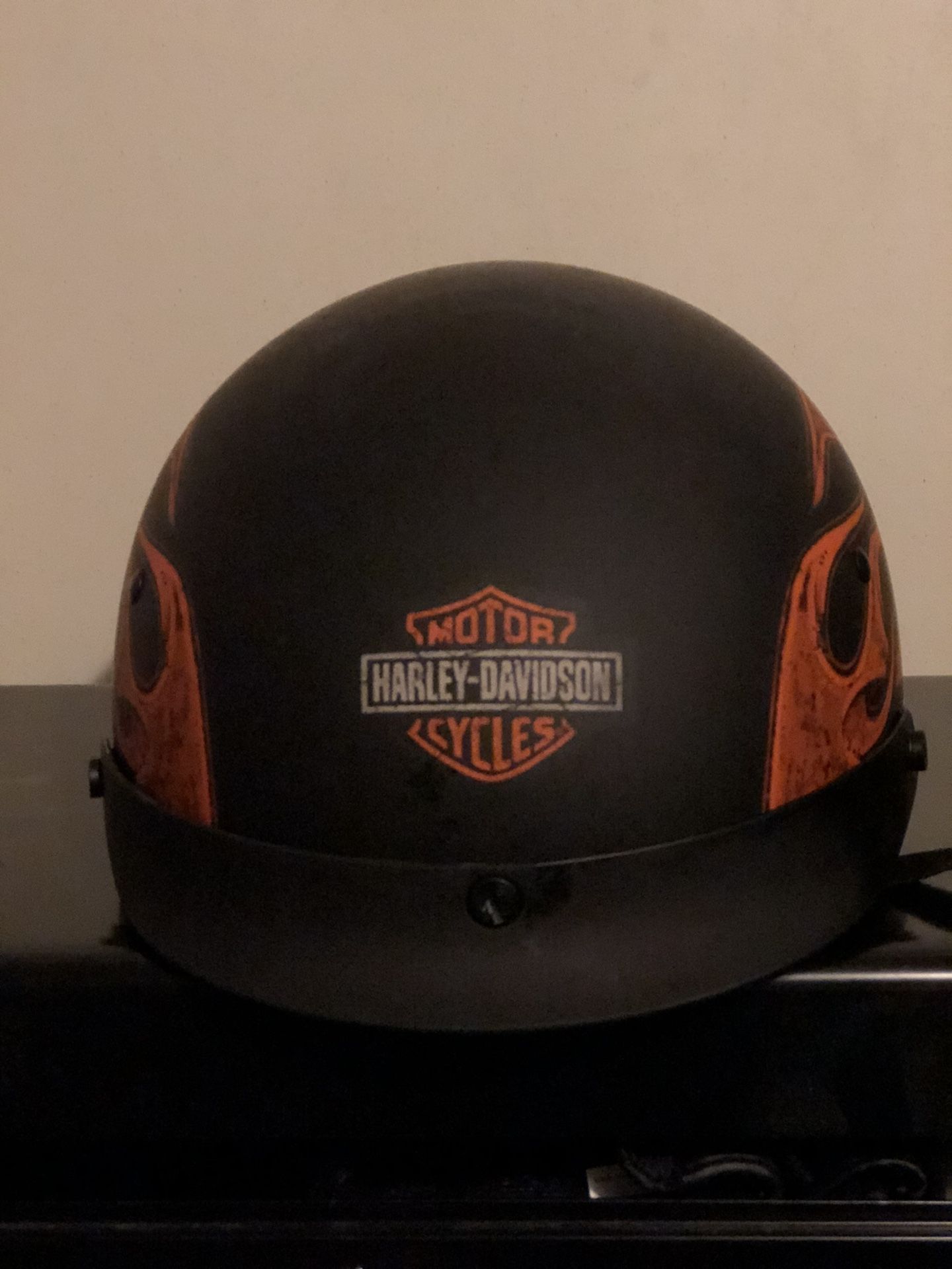 XL Harley Davidson half helmet