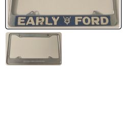 Vintage 1941 Early V8 Ford Booster License Plate