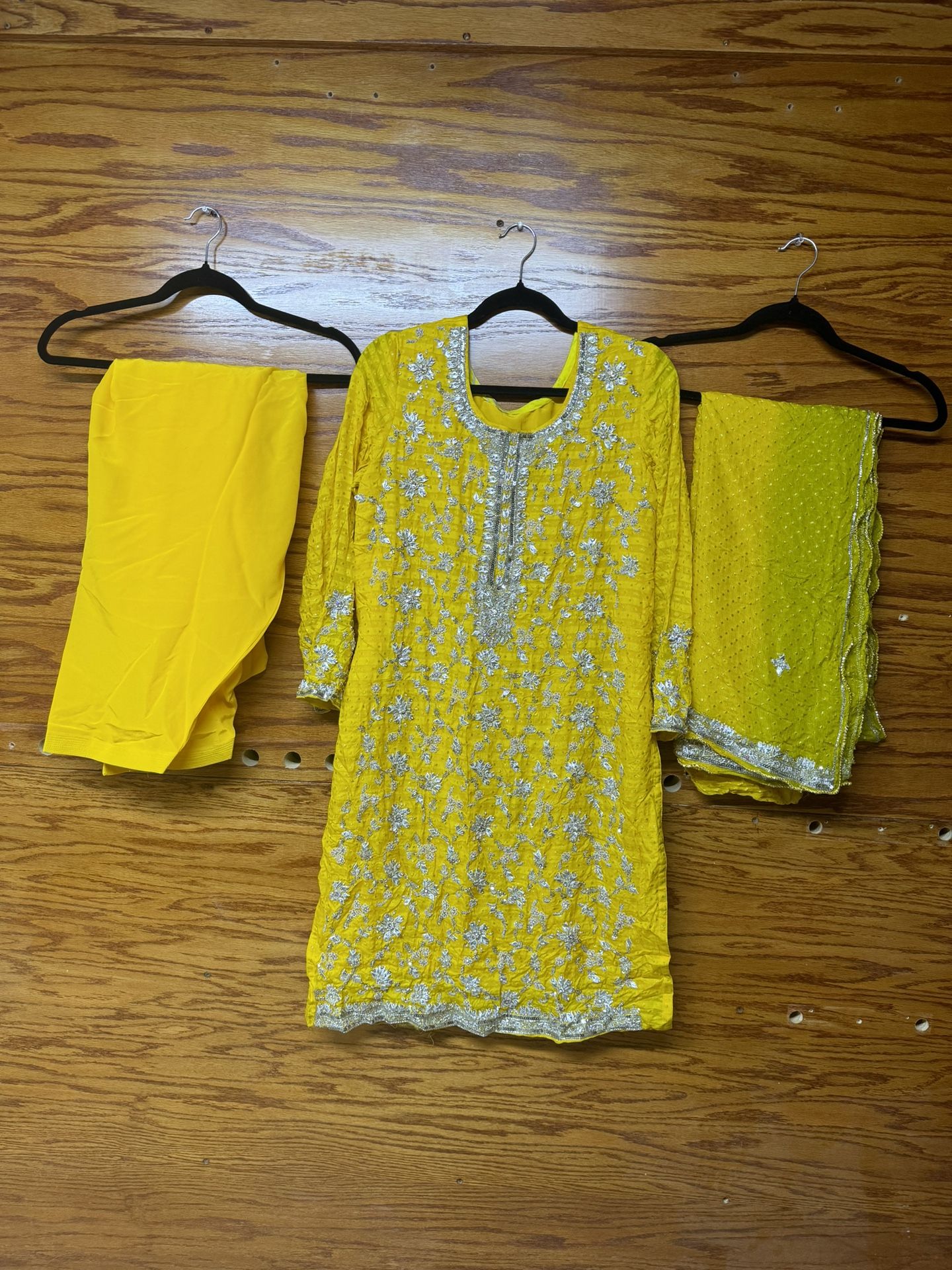 Yellow Indian Dress