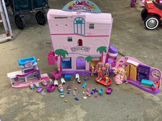 Shopkins house, car wash and little house for Sale in Mundelein, IL