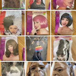 Halloween Wigs, Costumes, Beards