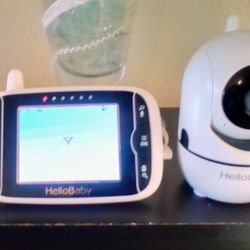HelloBaby No WiFi Baby Monitor 5" Screen with Camera