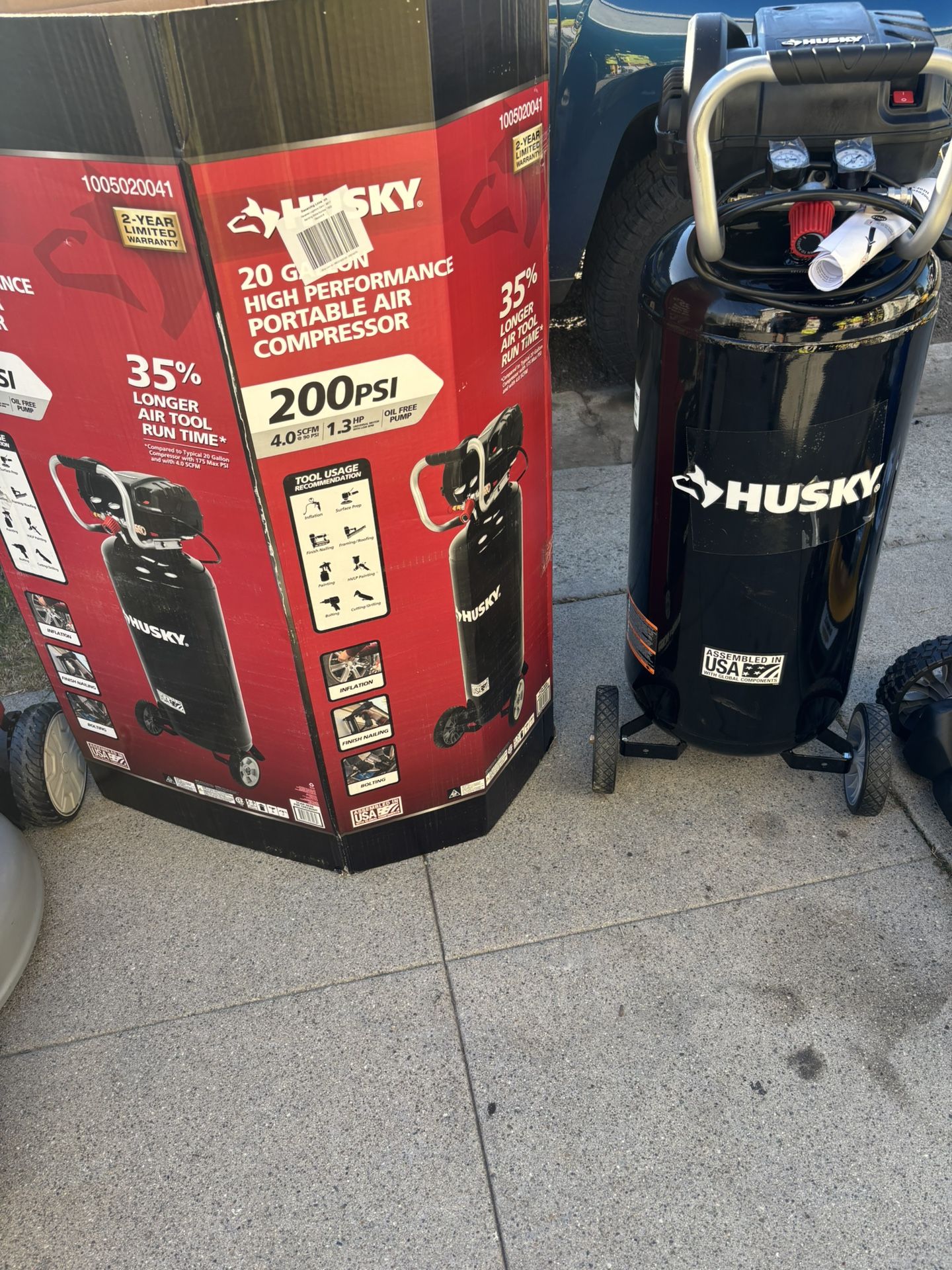 Compresor Husky 20 Galones 