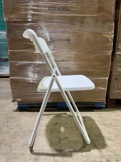 White Folding Chairs Party Rental – Heavy Duty – $10 each