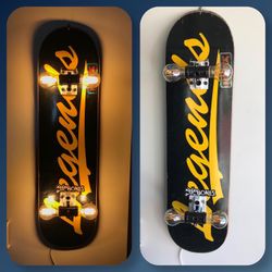 Custom Skateboard Lamp