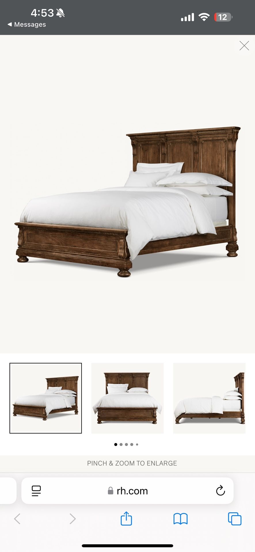 RH Bedroom set