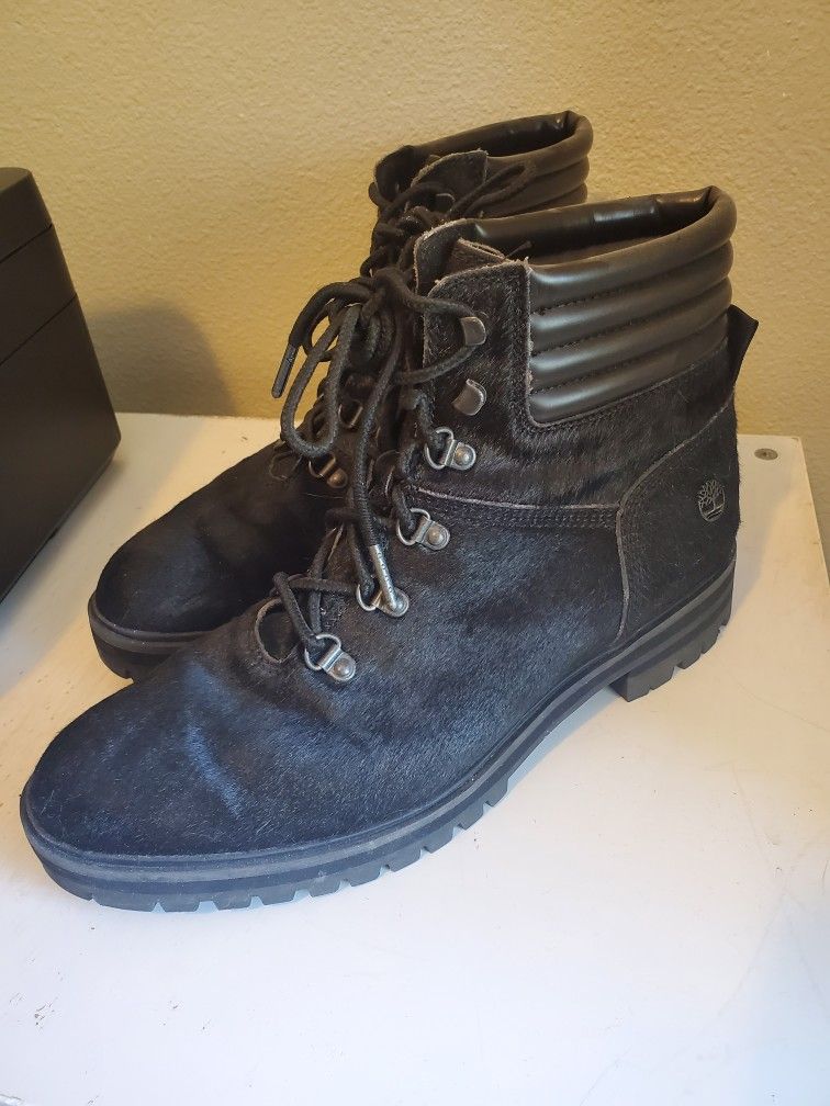 Womens Black Timberland Boots Size 11