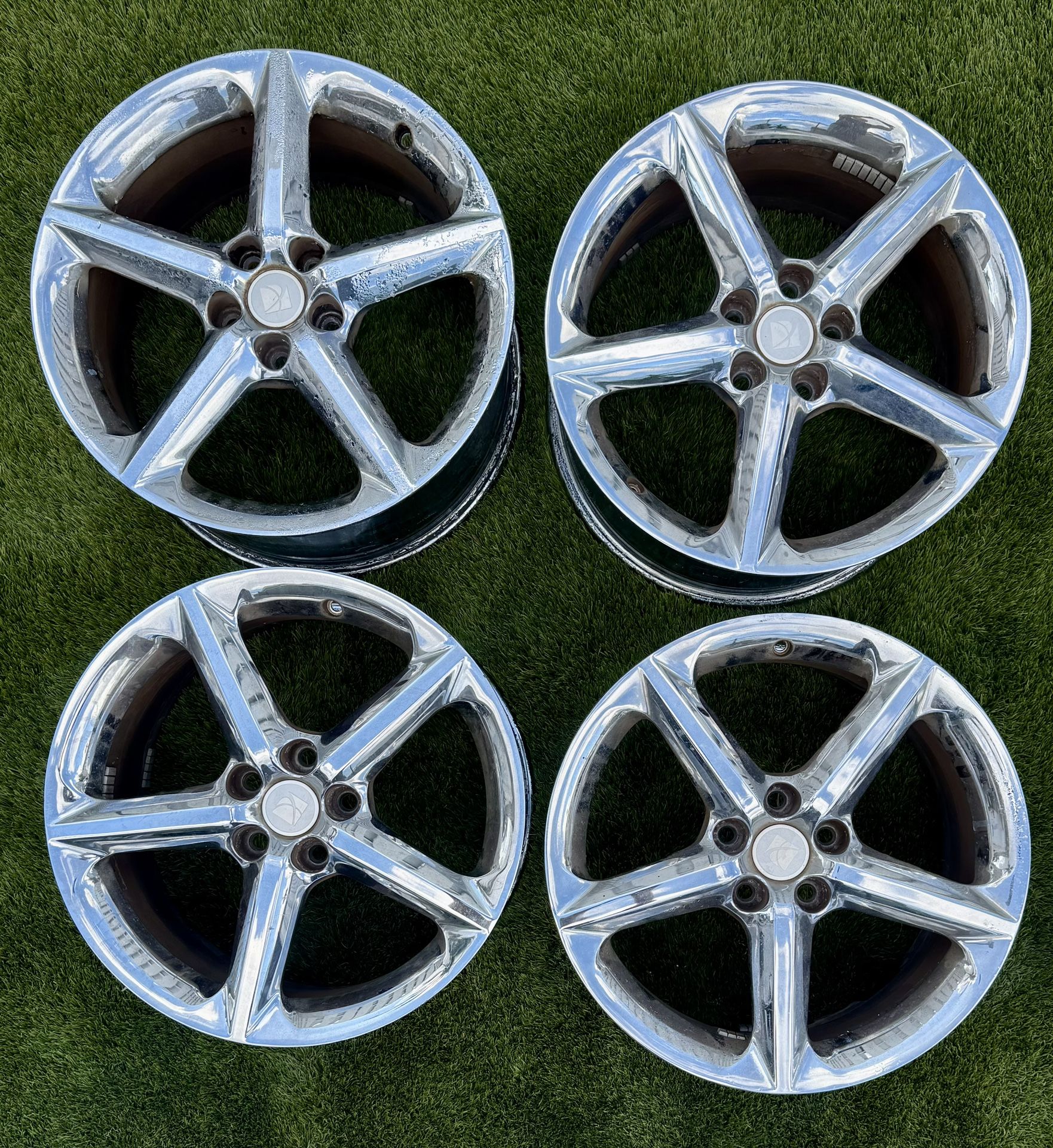 18x8 CHROME OEM GM WHEELS 5x110 RIMS for Sale in Miami, FL - OfferUp