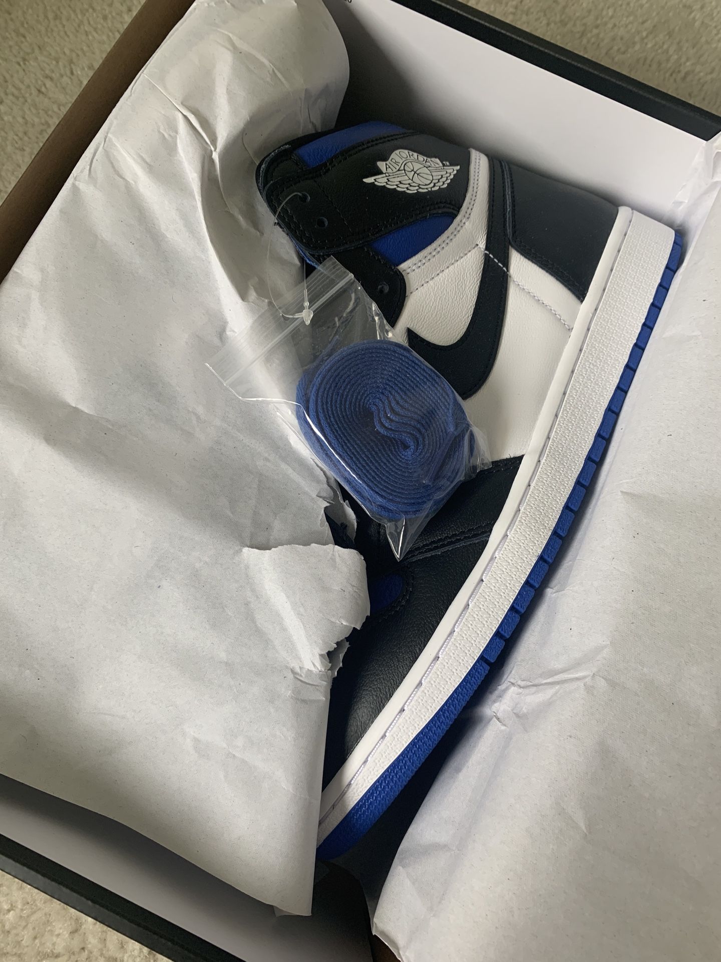 Jordan 1 royal toe size 11