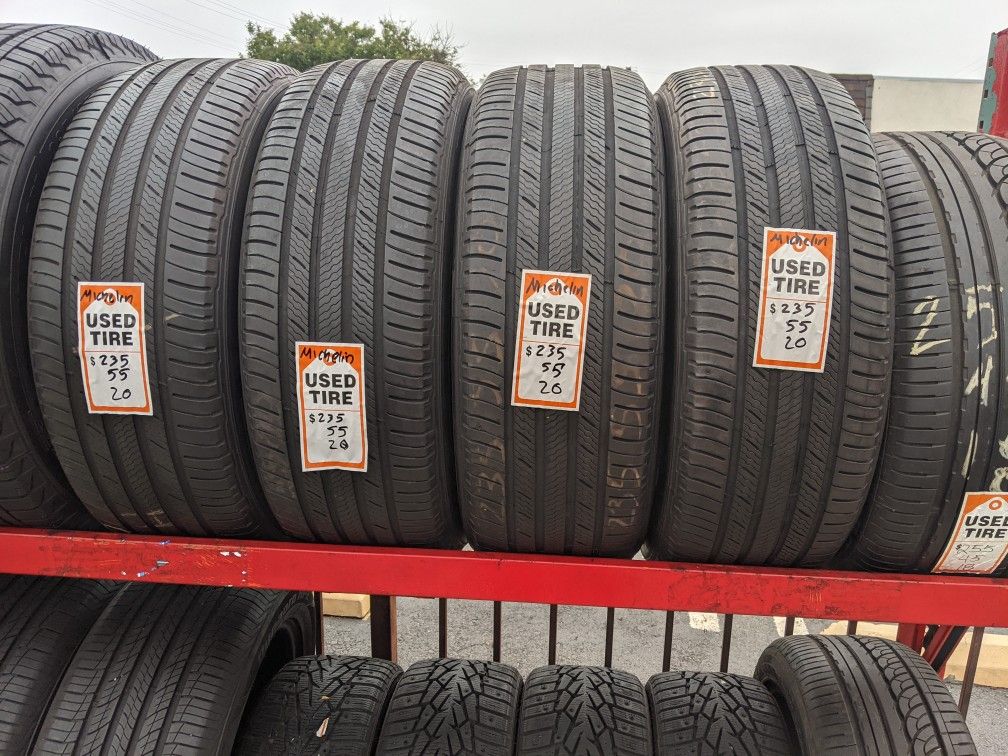 Semi New Tires Set Michelin 235+55+20