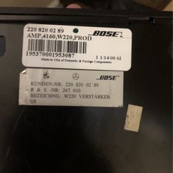 2000-2007 Bose S500 Mercedes Benz Speaker AMP