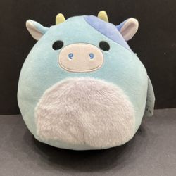 Blue Cow Squishmallow