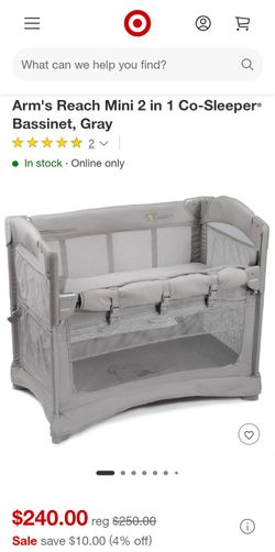 Mini Ezee 2in1 Bedside Sleeper/Bassinet