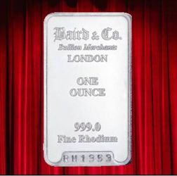 Baird & Co. Fine Rhodium Bar