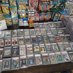 For Sale Sports Cards Factory Sealed Boxes, Singles, Packs, And Graded Slabs Available  