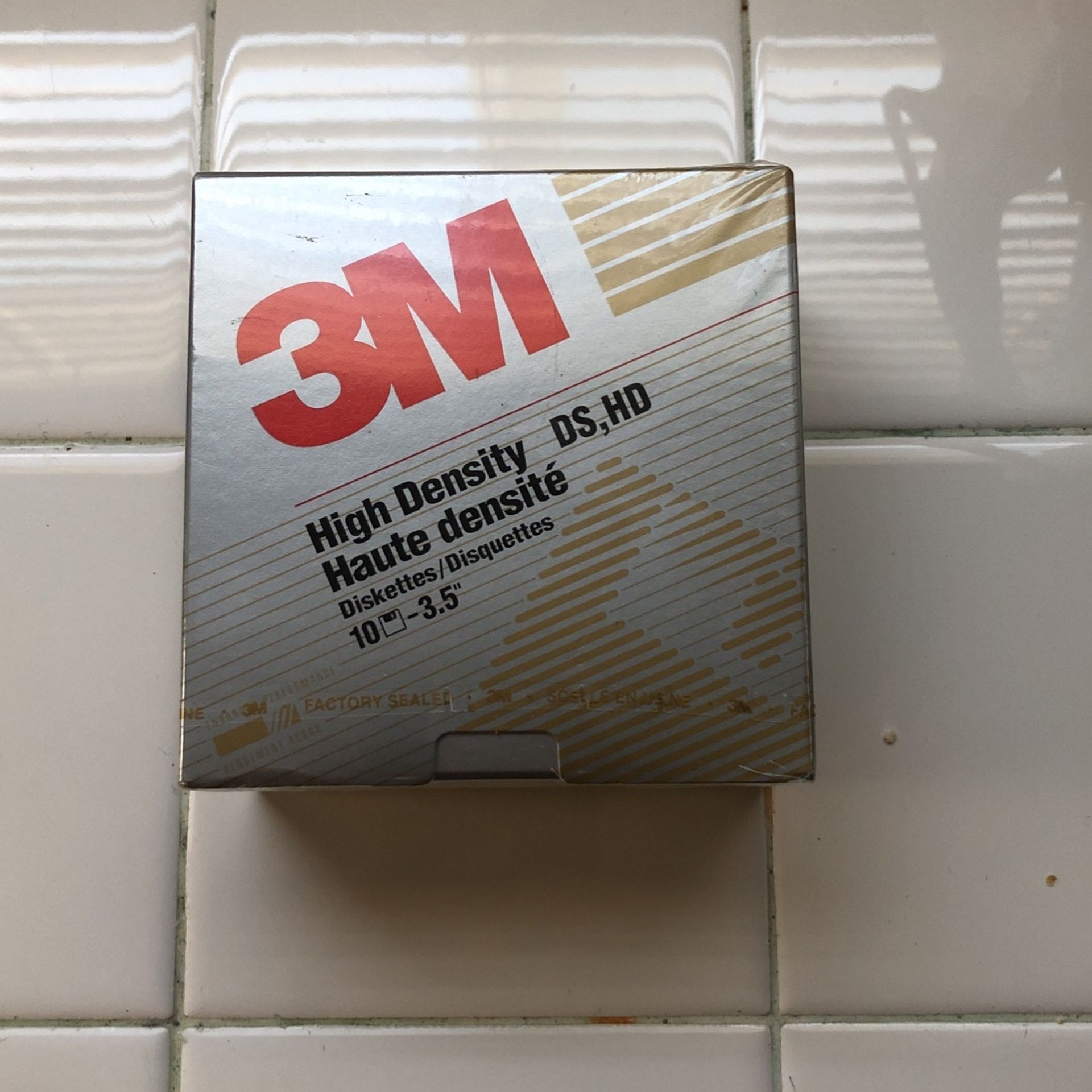 Vintage 3M high density DS,HD diskettes factory sealed