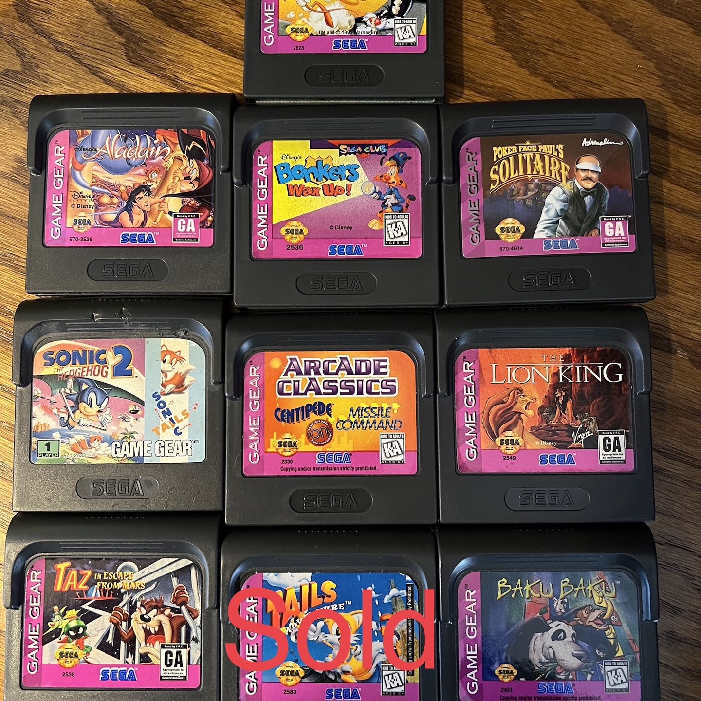 Sega game gear Games - Bundle Of 9 for Sale in Camp Hill, PA - OfferUp