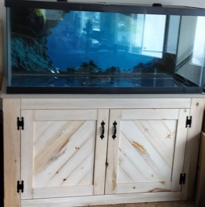 Aqueon 75 Gallon Aquarium With Custom Stand
