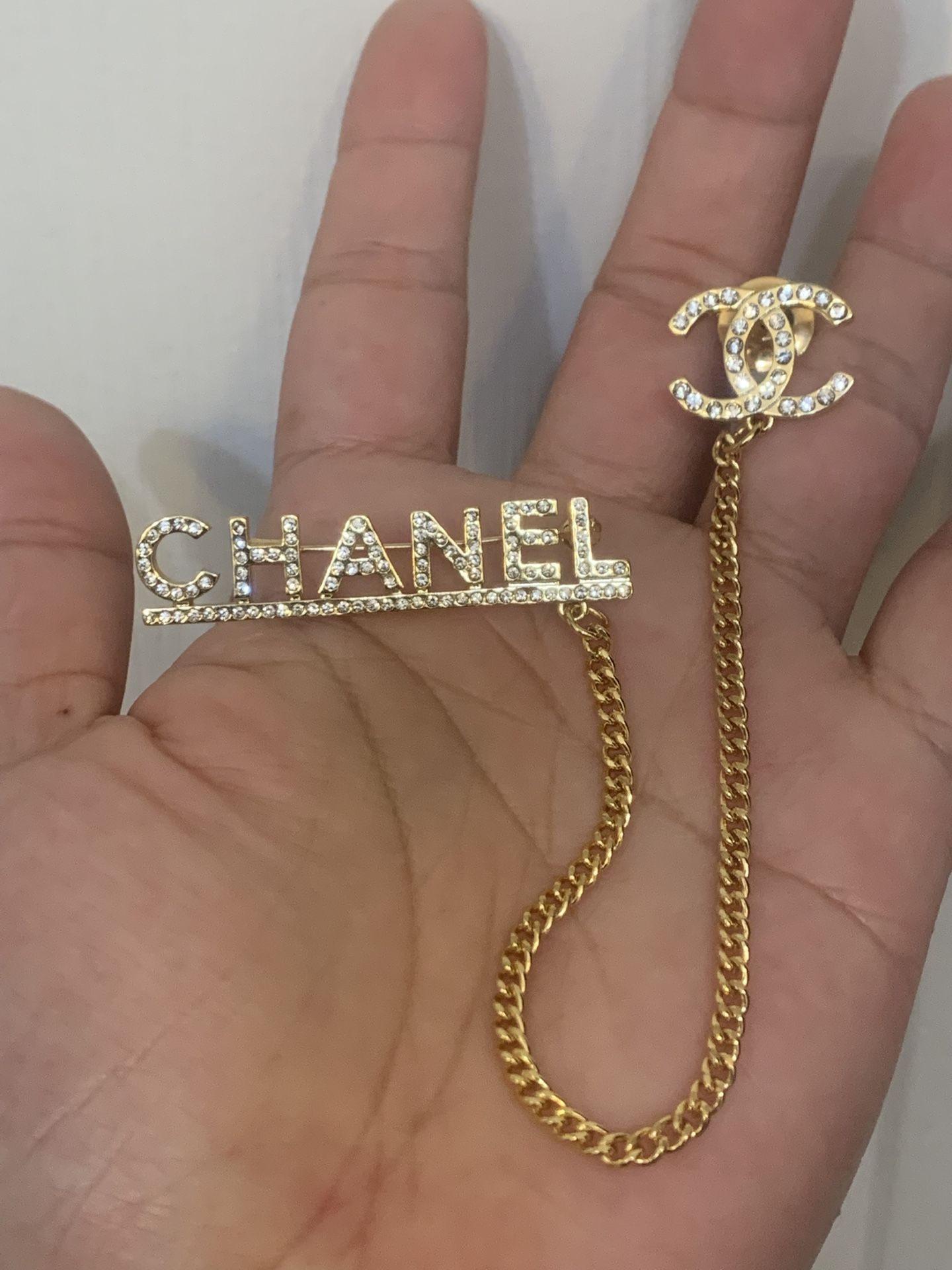 Cc Brooch Pin