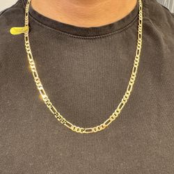 Gold Plated Chain, Cubin Link Necklace